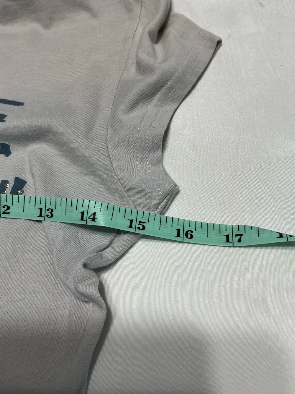 Wet Seal 'DEFINE "SINGLE"' Graphic Tank Top - Light Gray with Navy Print - Picture 3 of 6